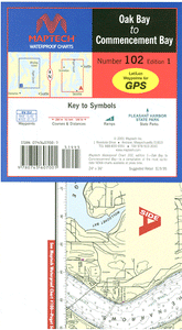 Oak Bay to Commencement Bay Waterproof Chart, 1st Edition